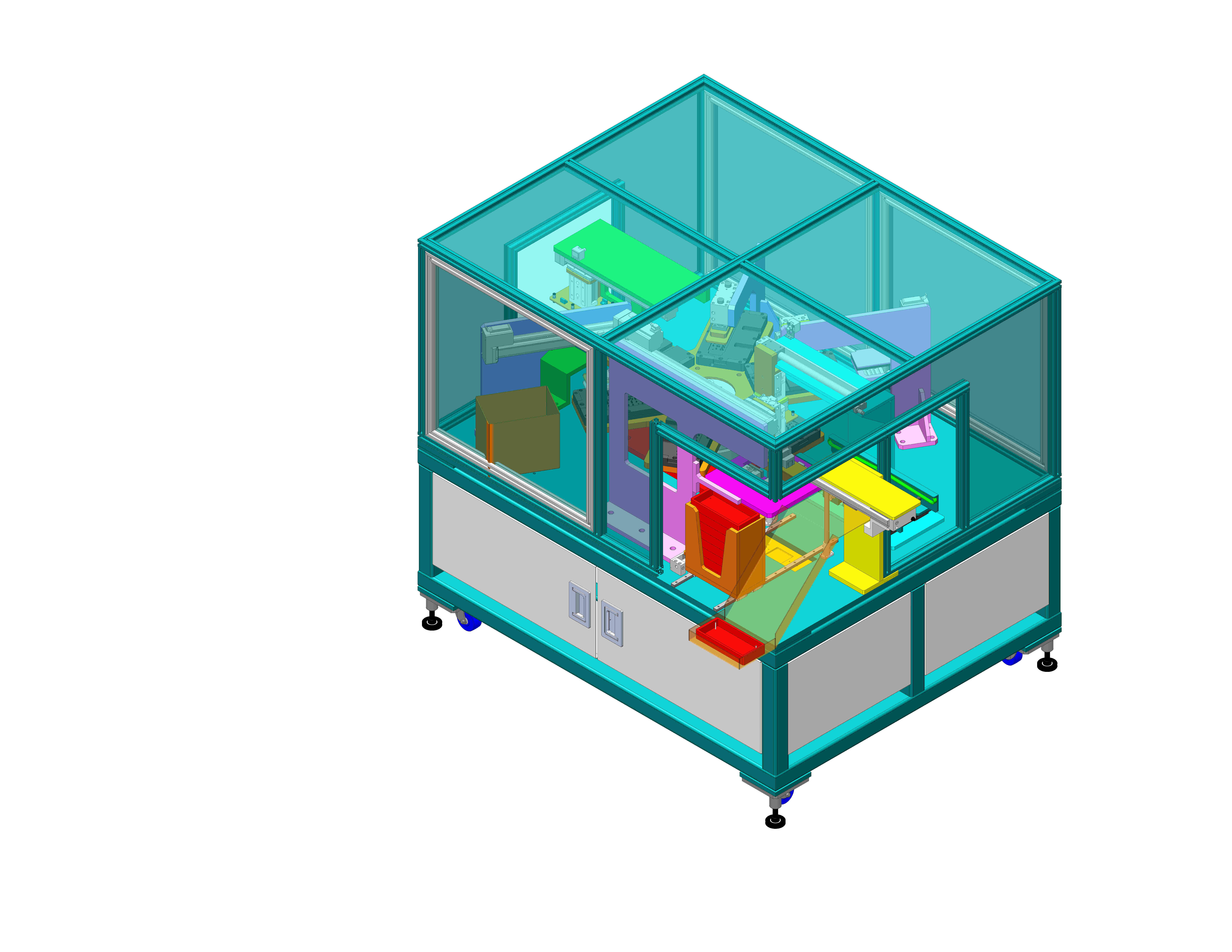 Dome Sheet Machines自动圆盖机3D图纸 x_t格式